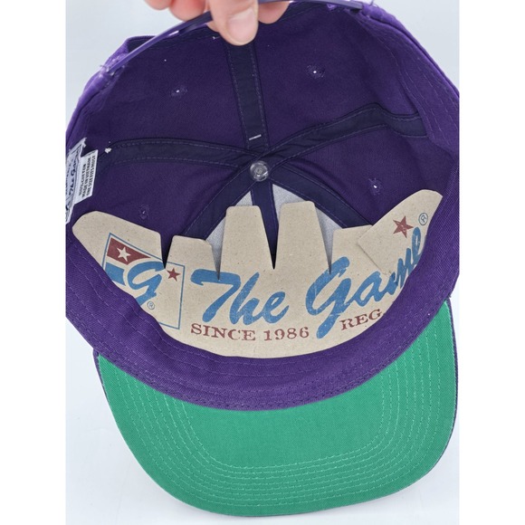 NEW LSU Tigers Retro Circle Snapback Hat - SnapBack‎ Purple The Game - Picture 9 of 10